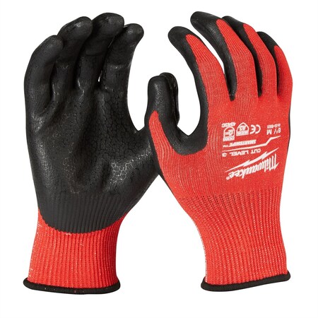 Milwaukee Tool Cut 3 Dipped Gloves - M 48-22-8931